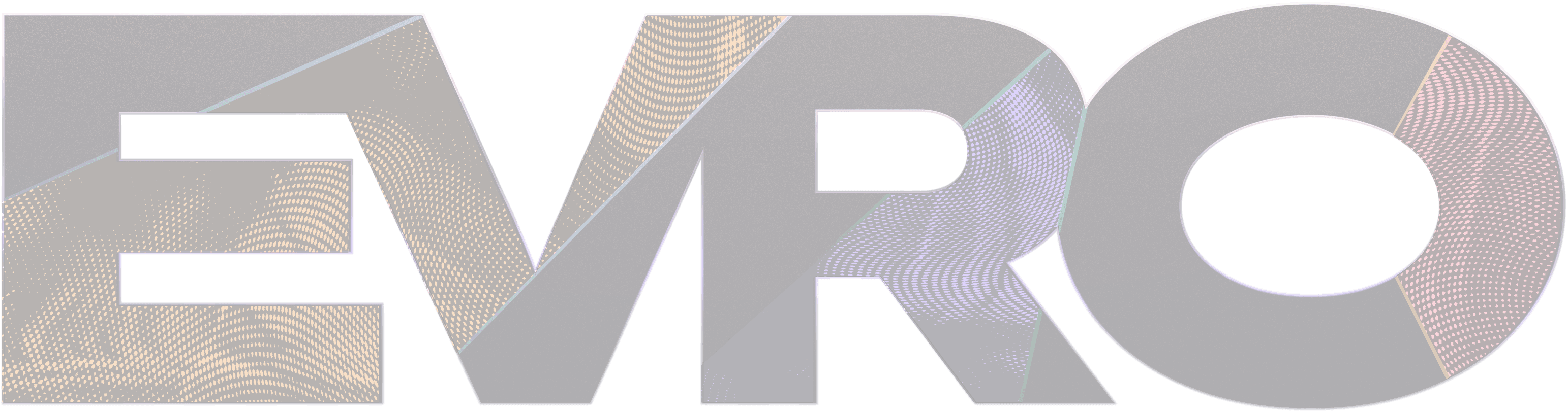 Detailed EVRO logo.